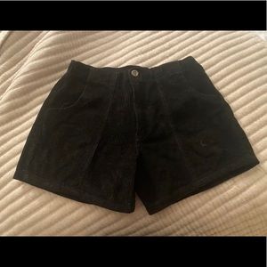 Vintage Black Corduroy Shorts